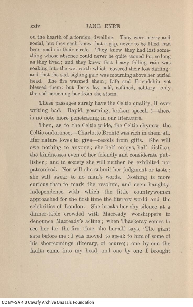 21 x 13.5 cm; 6 s.p. + XLVI p. + 1 s.p. + 555 p. + 7 s.p., l. 2 bookplate CPC on recto and C. P. Cavafy’s handwritten initi